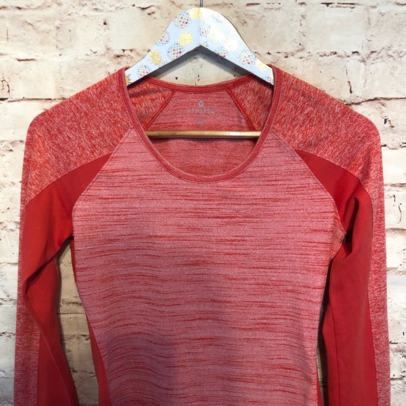 Athleta Running Wild Mix Long Sleeve tee - Picture 3 of 6